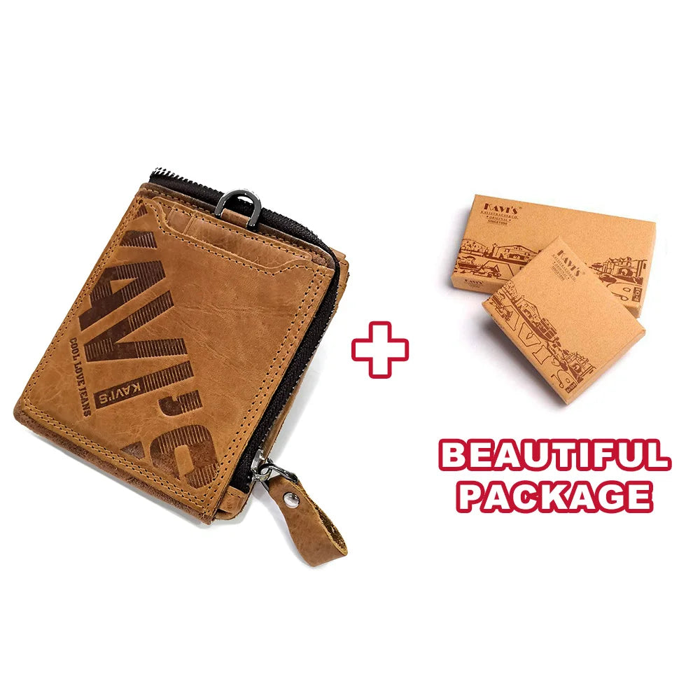 Leather Wallet Card Holder