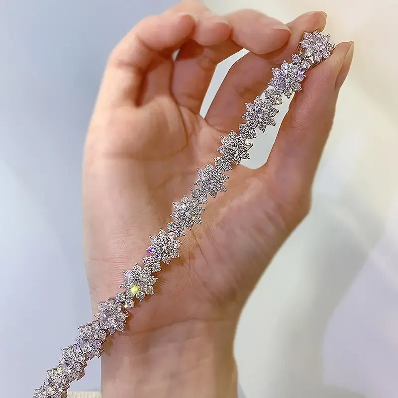 Bracelet 925 Silver Moissanite