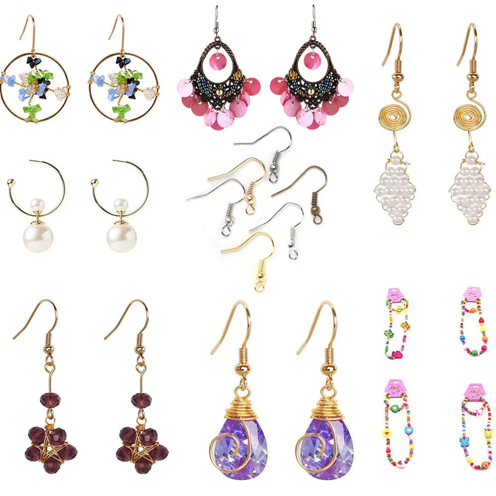 Deluxe DIY Bead Jewelry Making Kit 2456 Beads And Findings