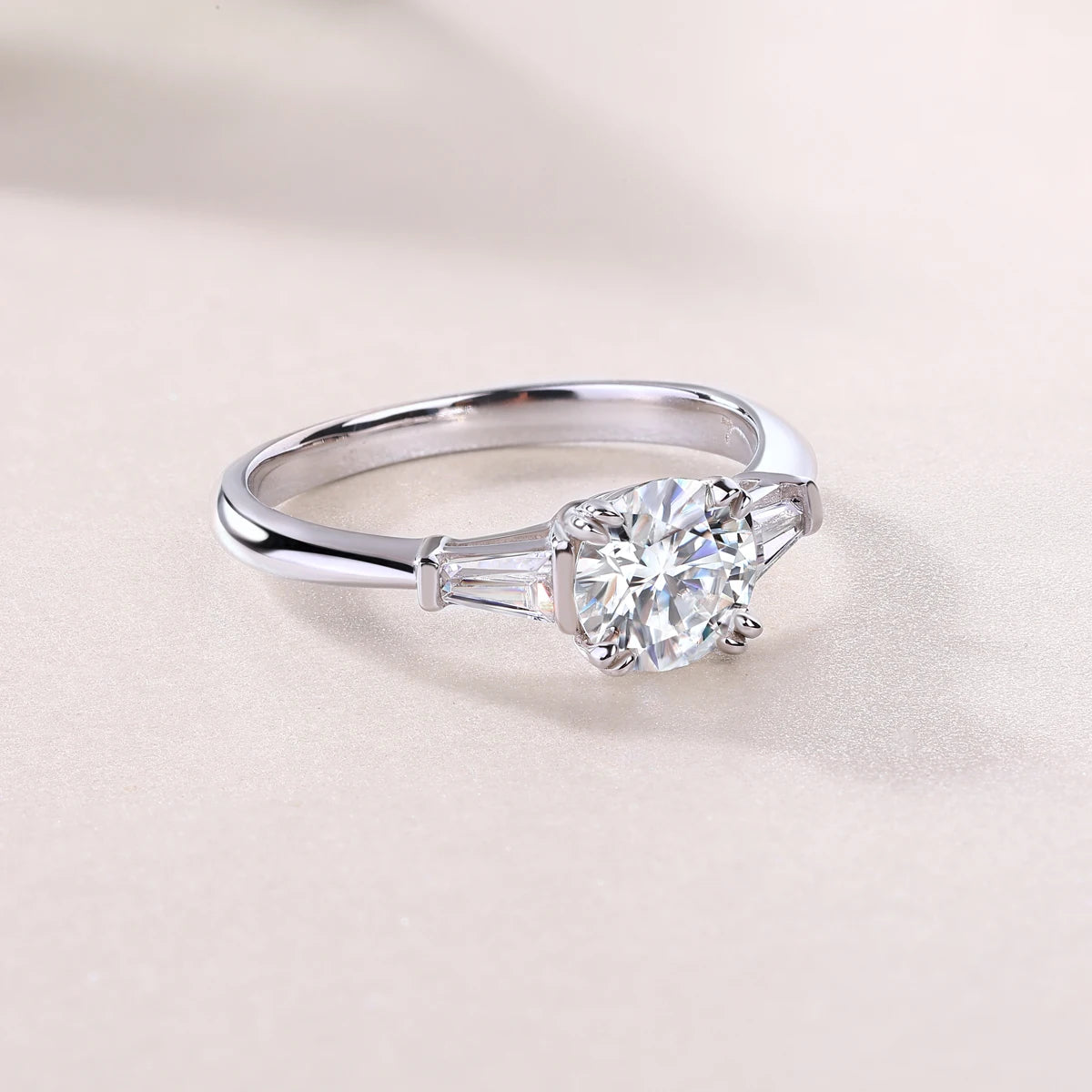 Diamond Moissanite Ring Set