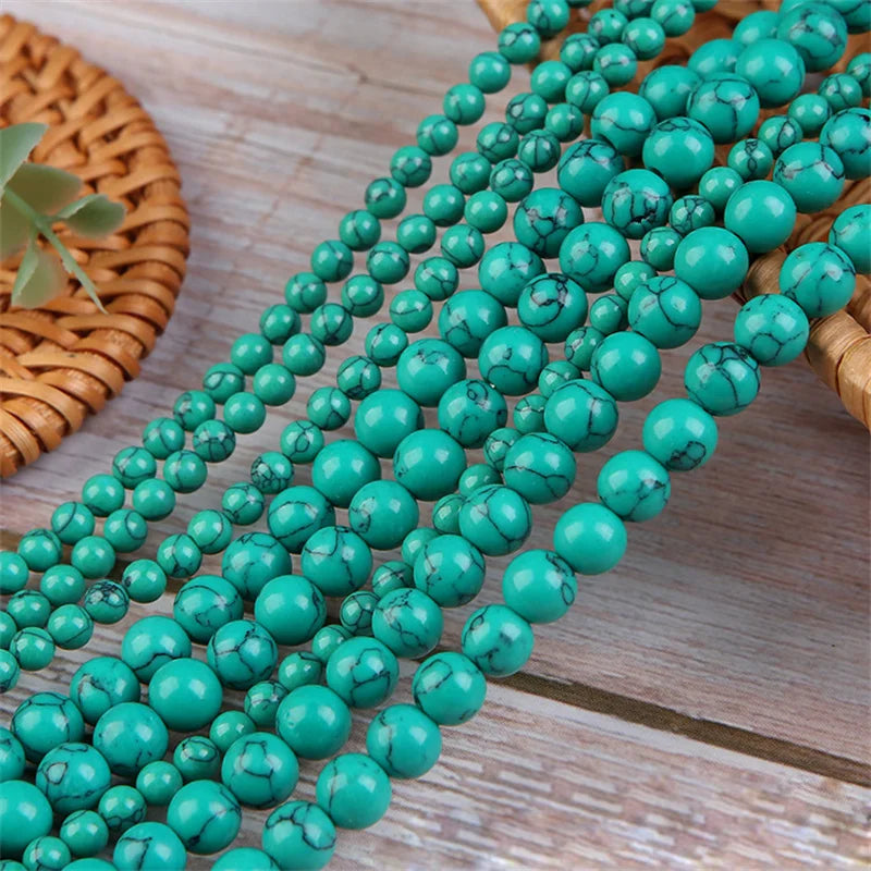 Natural Stone Round Beads For Jewelry Making