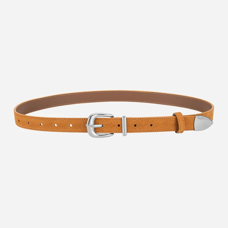 Buckle Thin Belt For Jeans Waistband Fashion