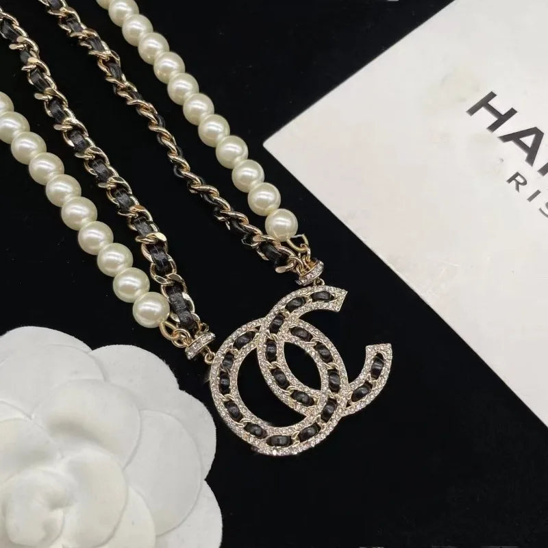Necklace Elegant Zircon Metal Jewelry