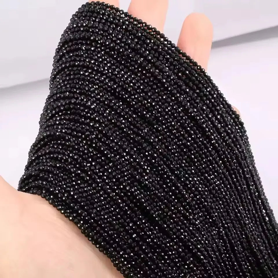 Natural Stone Spinel Cut Multicolor Spacer Beads For Jewelry