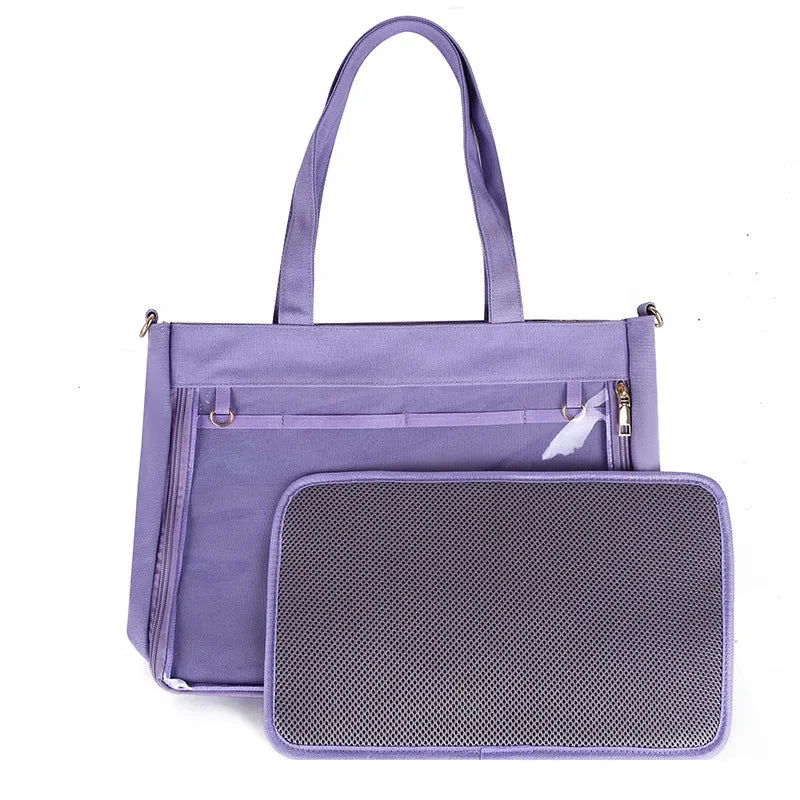 Purse with Transparent Tote