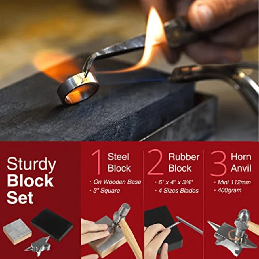 MDNG Beginners Jewelry Making Tool Set Silversmithing Tools