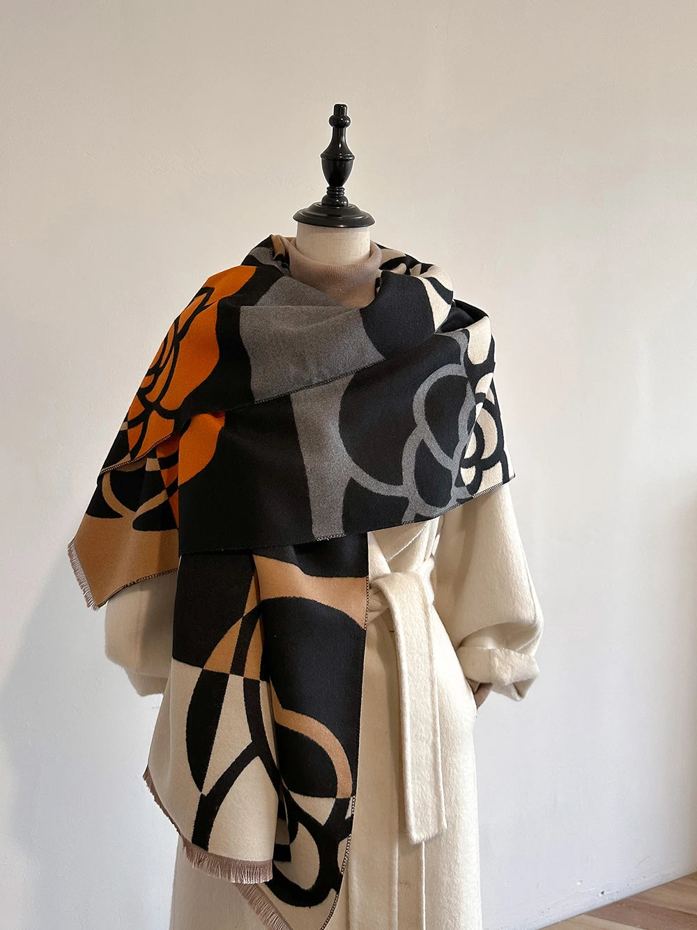 Shawl Floral Scarf Wrap
