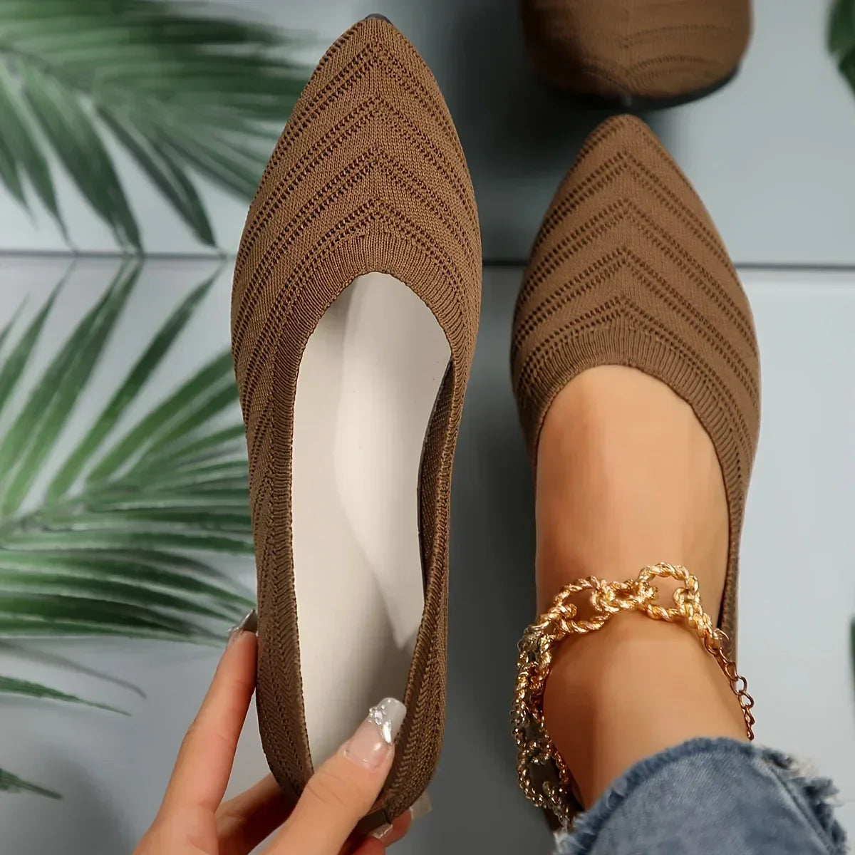 Women Slip-On Flats Ballet Shoes