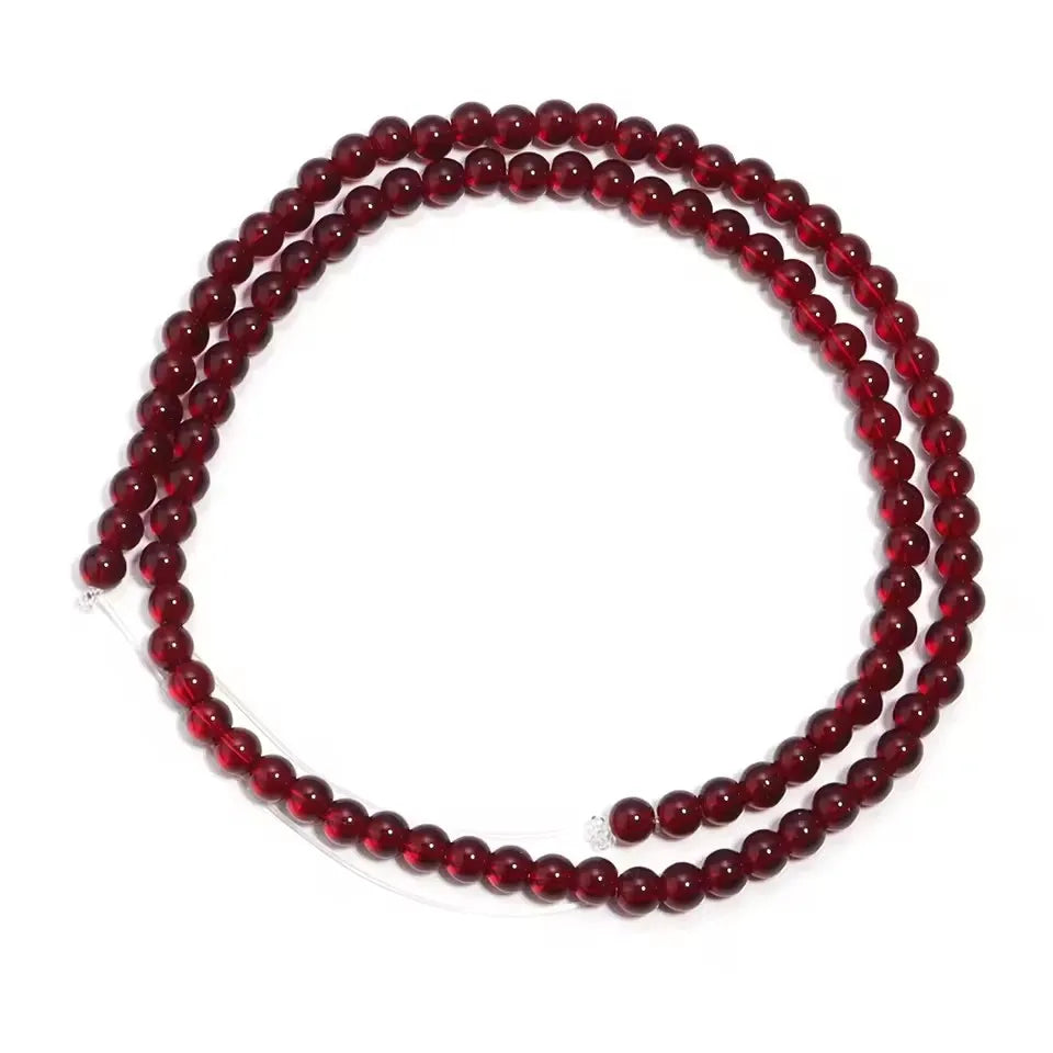 Glass Round Spacer Beads For Jewelry Making Charms And Accessories