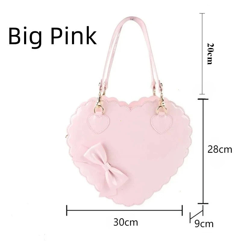 Handbag Bowknot Decor Shoulder