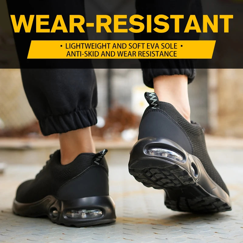 Work Shoes For Men Anti Smash And Puncture Safety