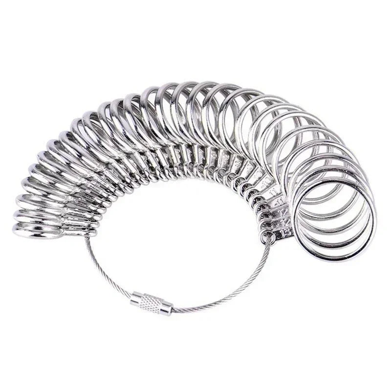 Metal Ring Sizer Gauge Mandrel Tool For Jewelry Making