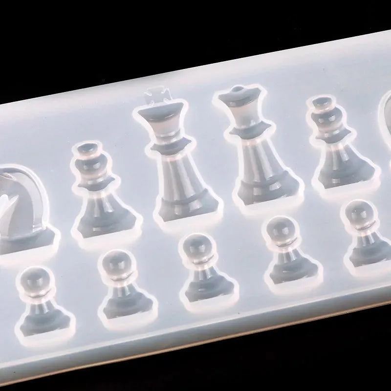 SILIKE LUFEI Chess Shape Silicone Mold Pendant For Jewelry Resin