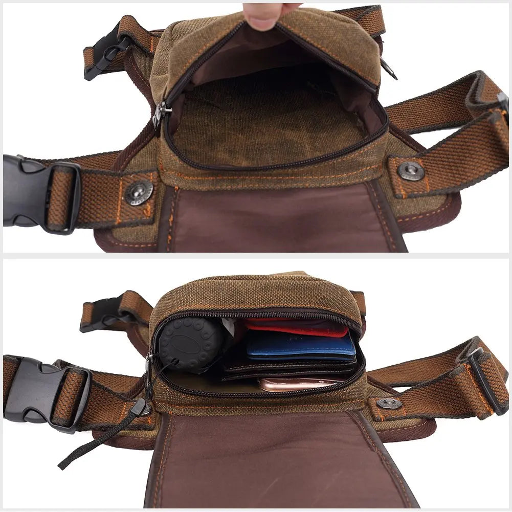 Bag Canvas Camping Motorcycle Cycling