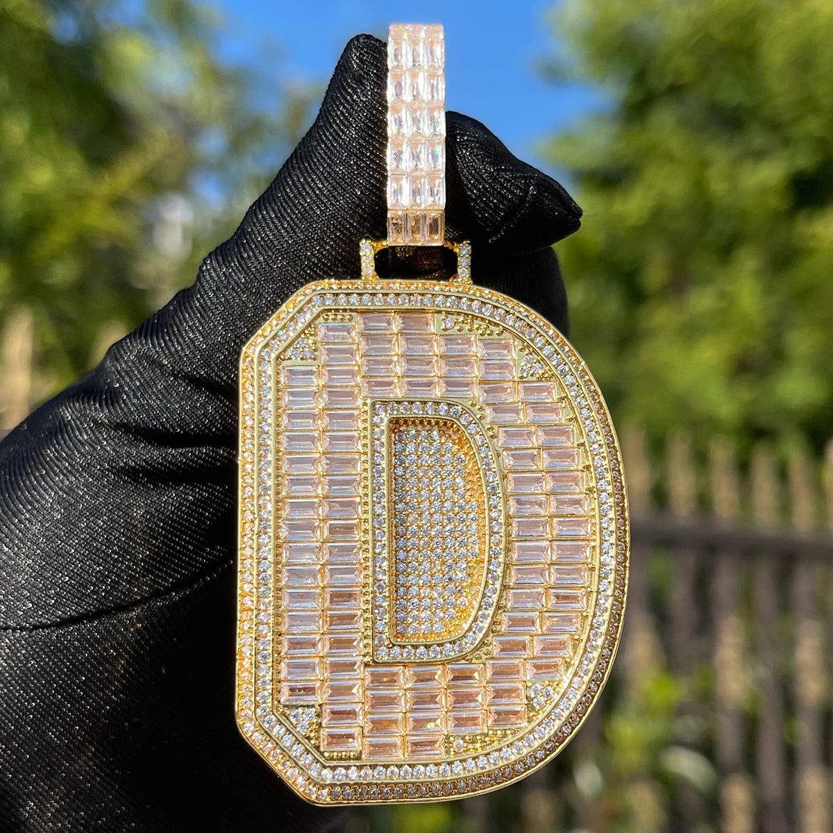 Pendant Bubble Letter A To Z Initial