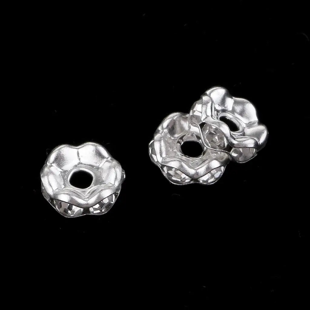 Crystal Rondelle Spacer Beads Jewelry Making 300 Pieces
