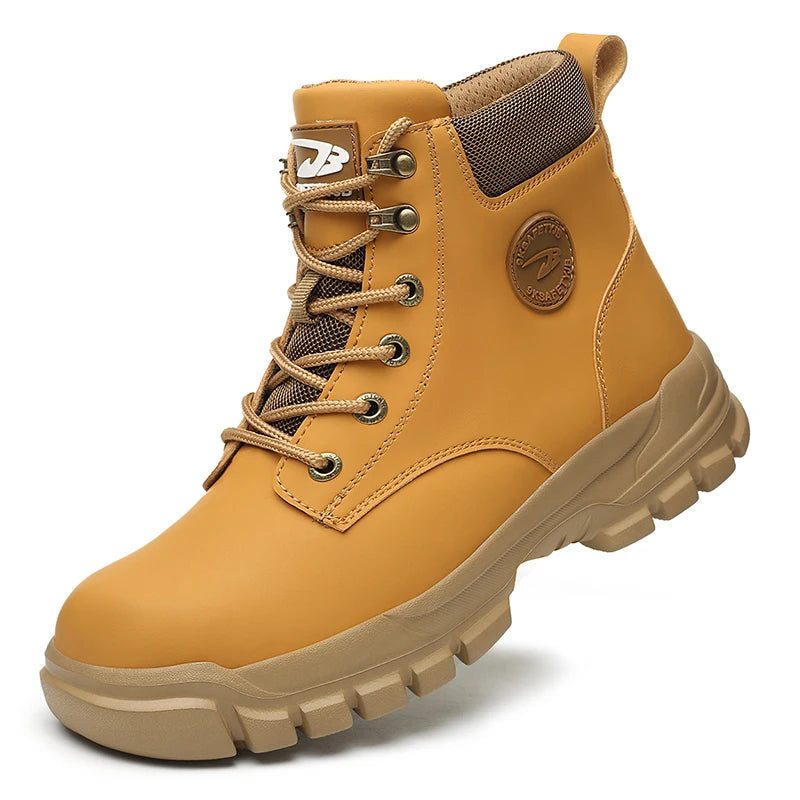 Mens Steel Toe Oil Resistant Slip Resistant Boots