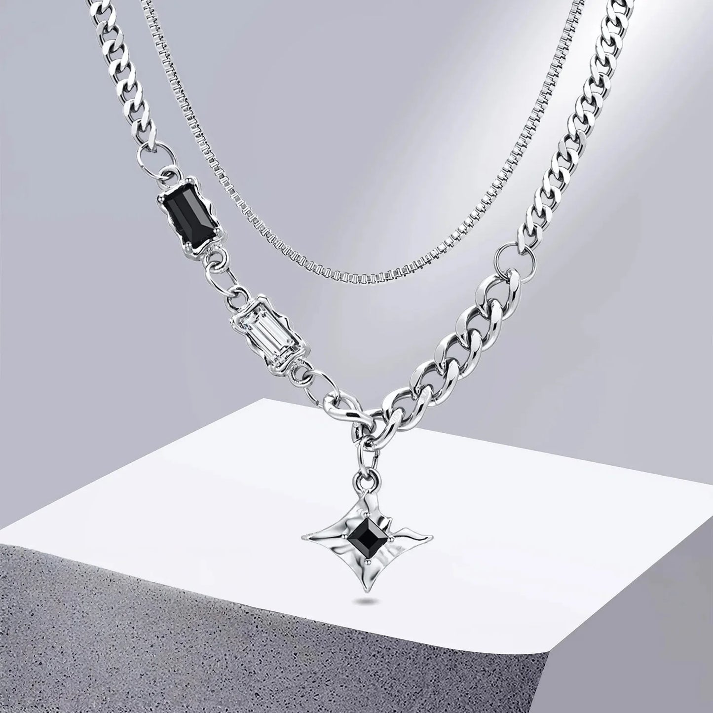 Choker Necklace Accessory Stainless Steel