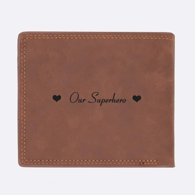 Picture Wallet DIY Engraving Card Holder