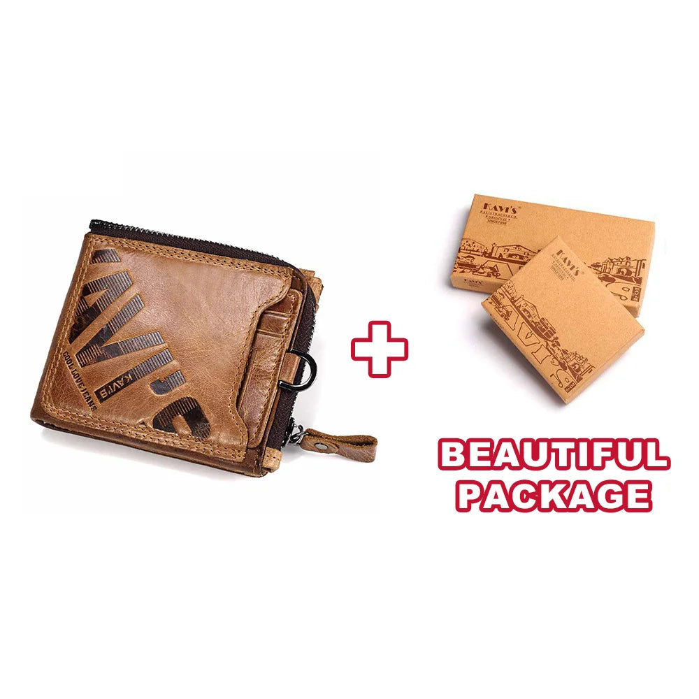 Leather Wallet Card Holder
