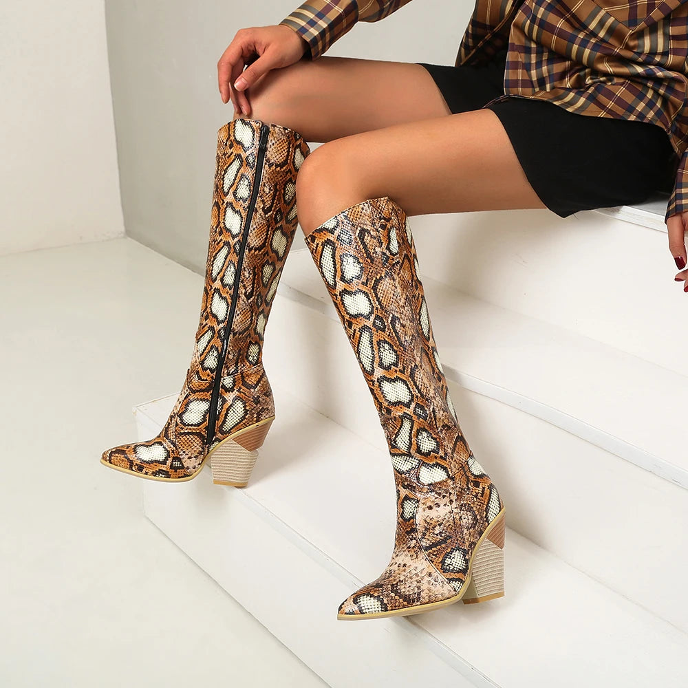Boots Western Women Pointed Toe