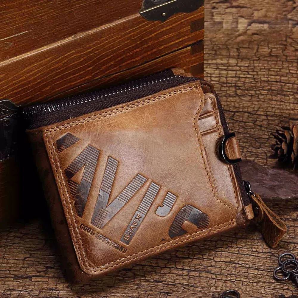 Leather Wallet Card Holder