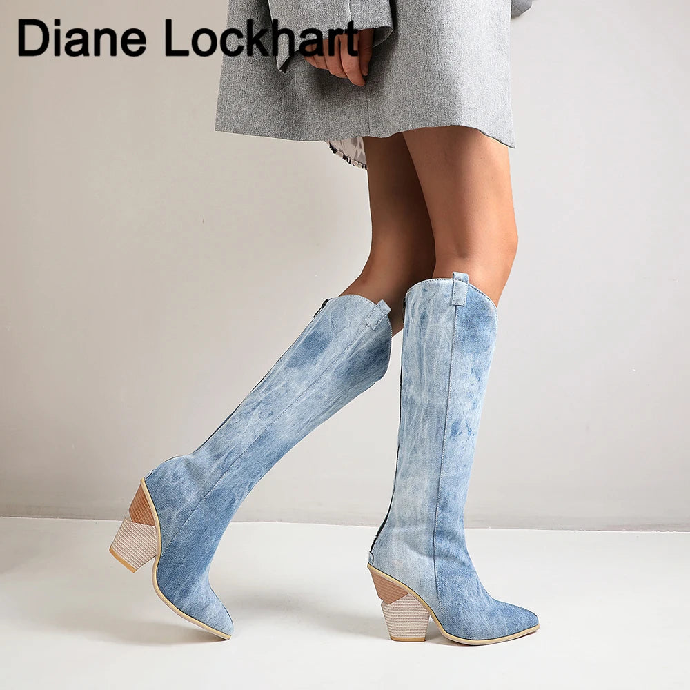 Boots Western Women Pointed Toe