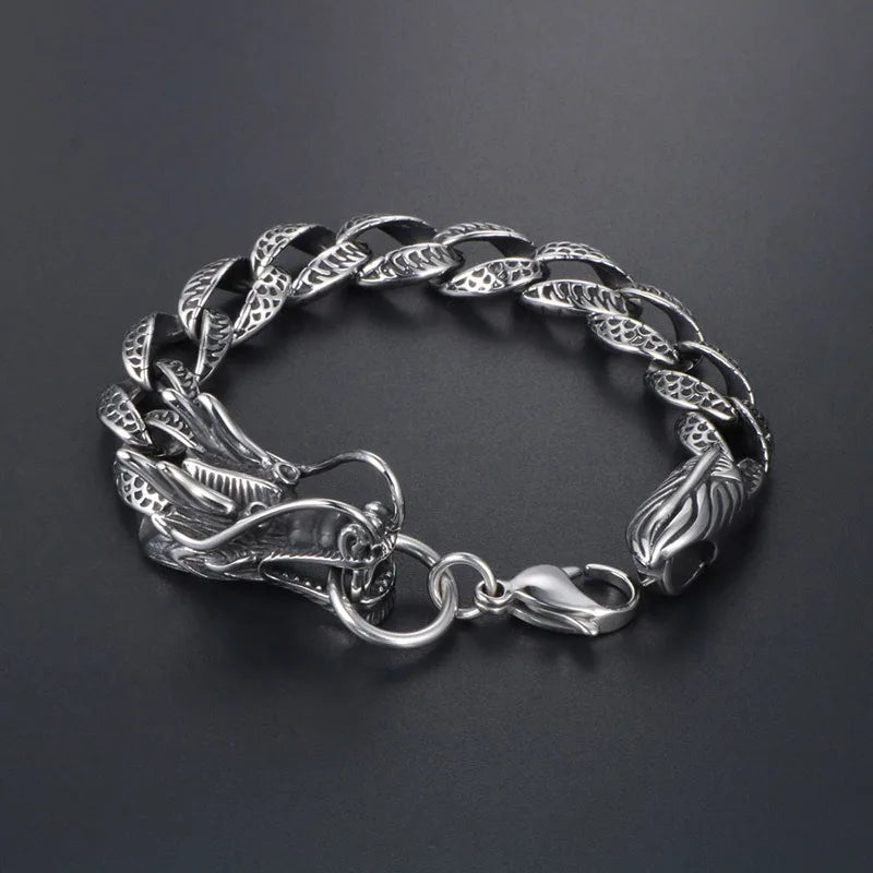 Bracelet Dragon Titanium Steel
