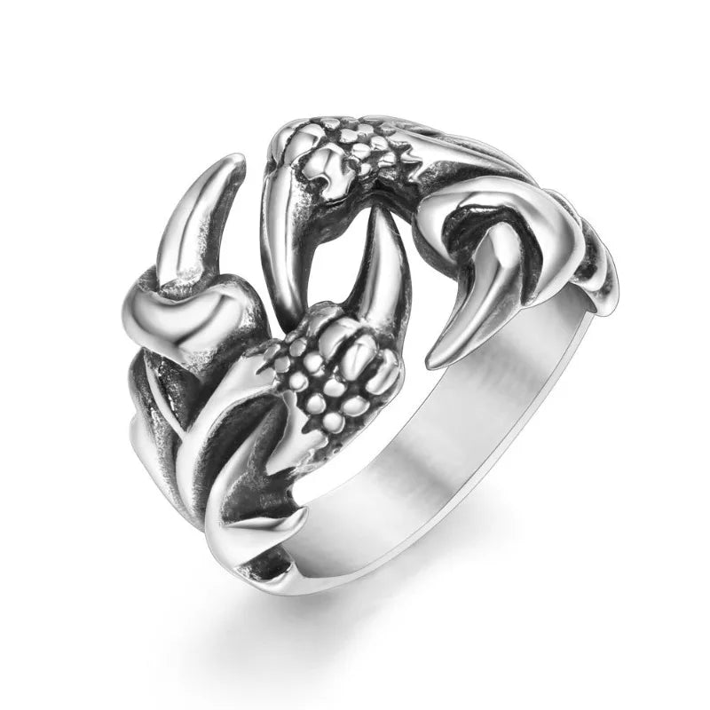 Dragon Claw Titanium Ring
