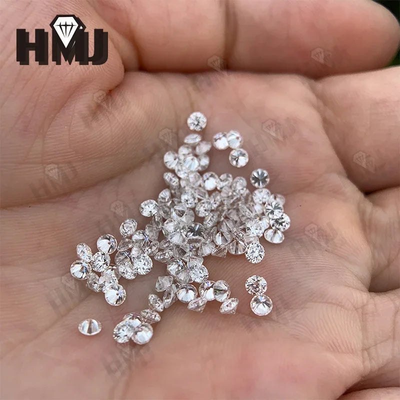 Moissanite Beads Round Stone 1 Carat VVS1