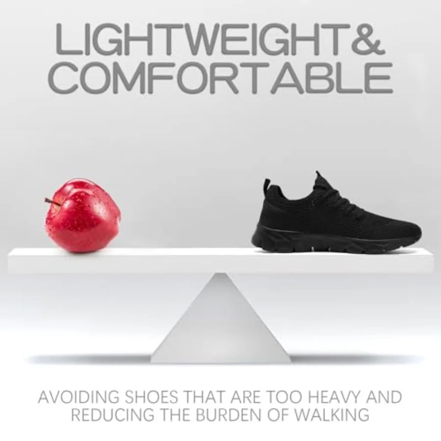 Mens Running Shoes Lightweight Athletic Sneakers For Gym Workout
