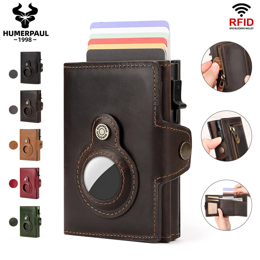 Wallet RFID Leather Card Holder