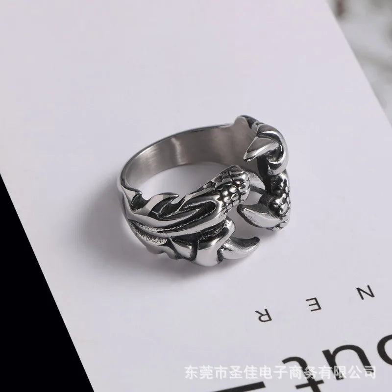 Dragon Claw Titanium Ring