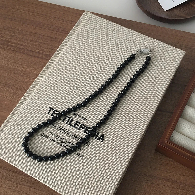 Round Bead Acrylic Choker