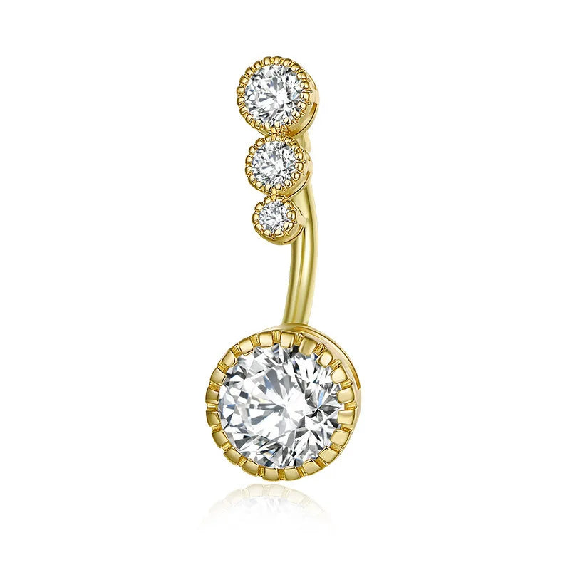 Belly Ring Piercing Zircon