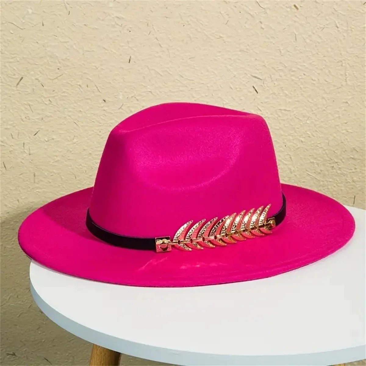 Western Hat Tweed Flat Brim Sunshade Lightweight