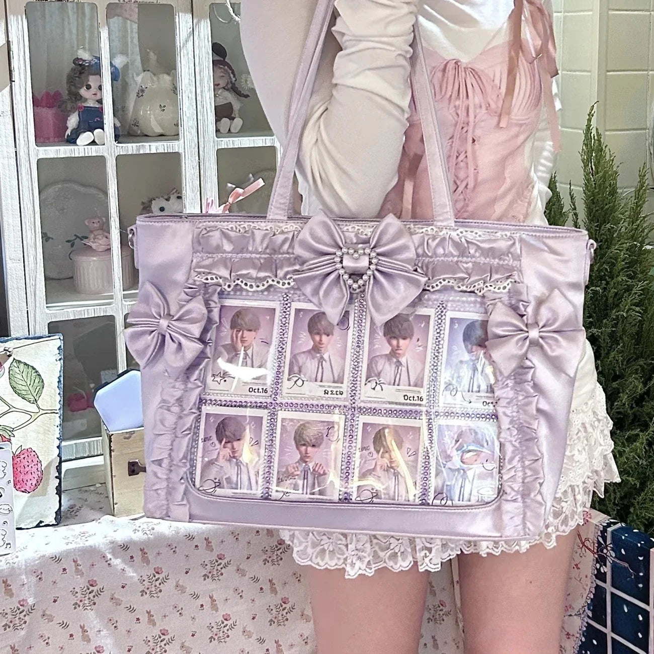 Purse Lace Bow Bag
