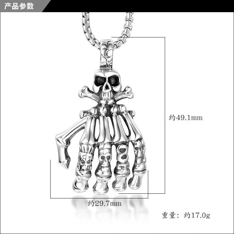 Ghost Hands And Ghost Claws Necklace Pendant