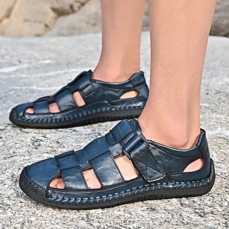 Mens Sport Sandals Closed Toe