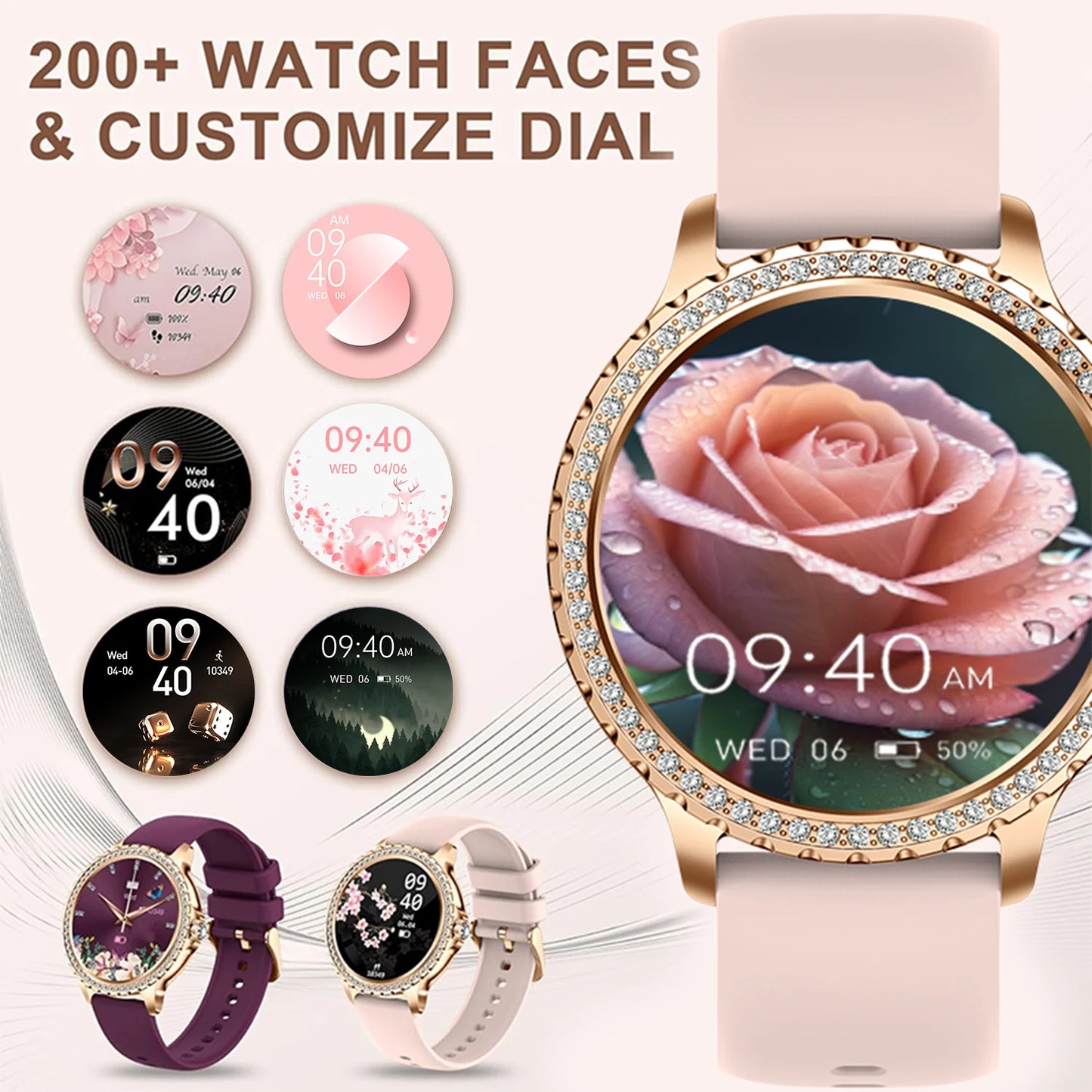 INNOFOVO  Smart Watch Fitness Tracker With Wireless Calls