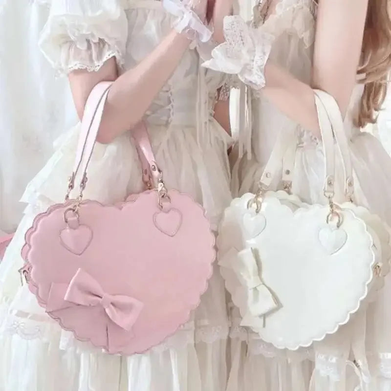 Handbag Bowknot Decor Shoulder
