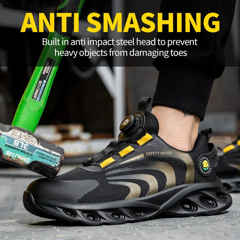 Mens Safety Shoes Anti Puncture Anti Smash