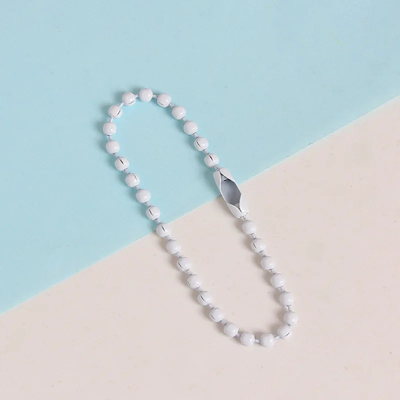 Metal Alloy Ball Bead Chains For Keychains And Jewelry Making