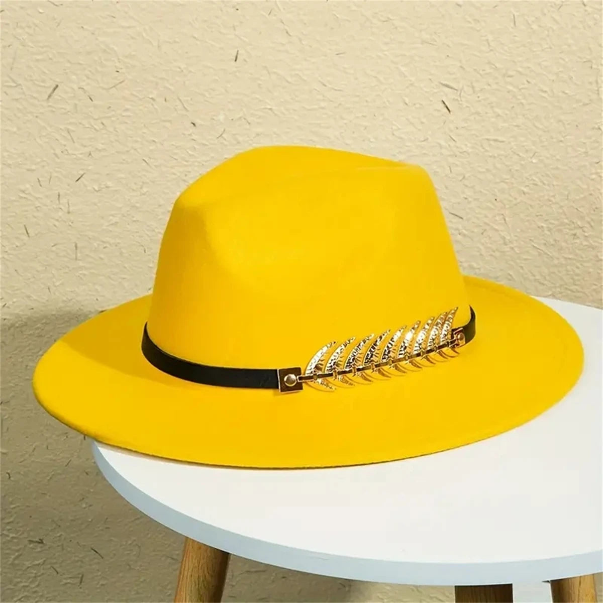 Western Hat Tweed Flat Brim Sunshade Lightweight