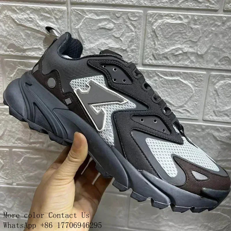 Men's Sneakers Leather Upper