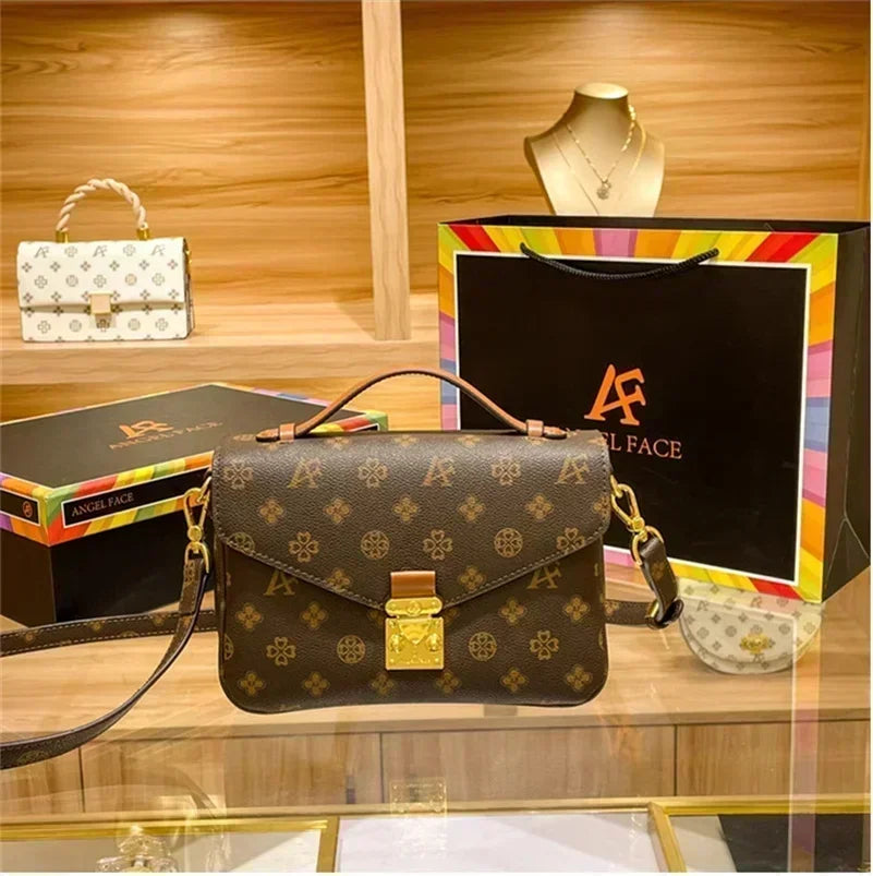 Monogram Floral PVC Shoulder Bag Crossbody Tote Luxury