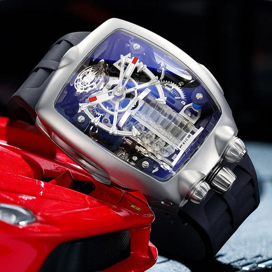 FEICE Supercar Concept Fully Automatic Mechanical Watch Night Light Waterproof