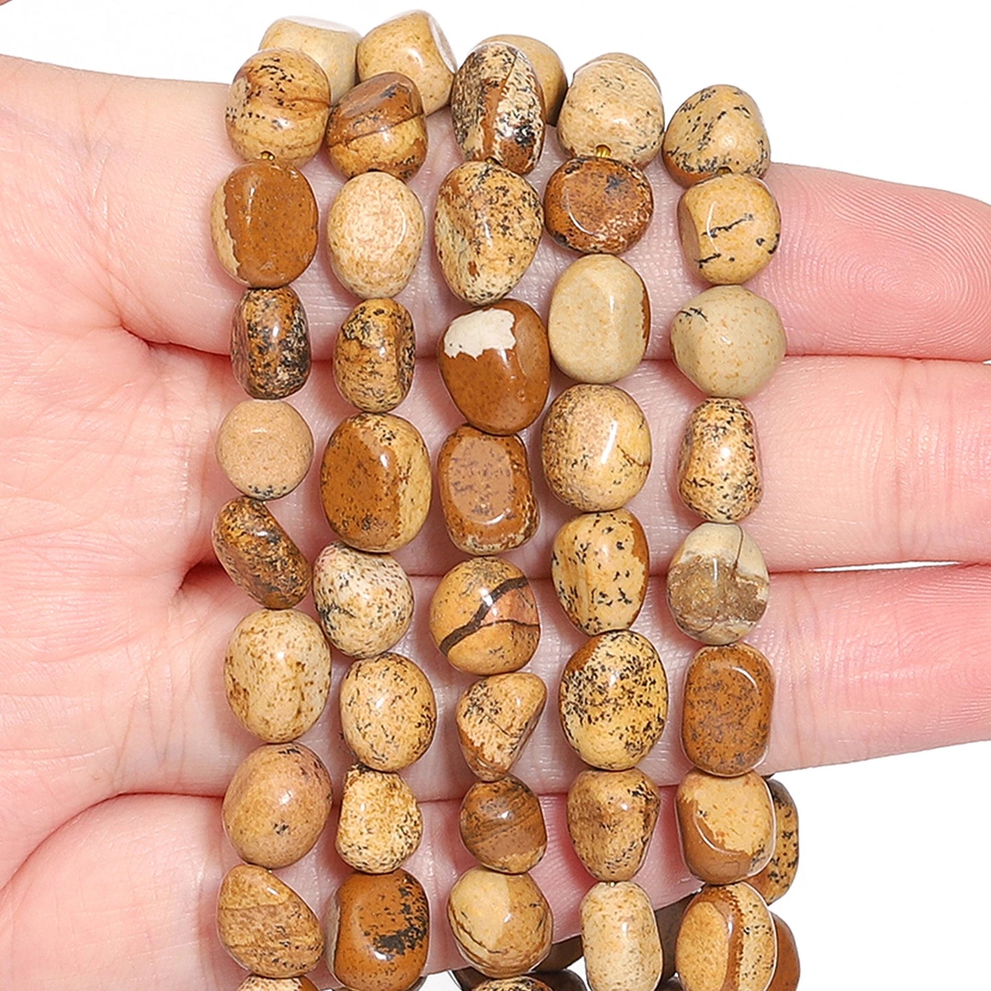 Red Jasper Indian Agate Rose Quartz Beads For Jewelry Making