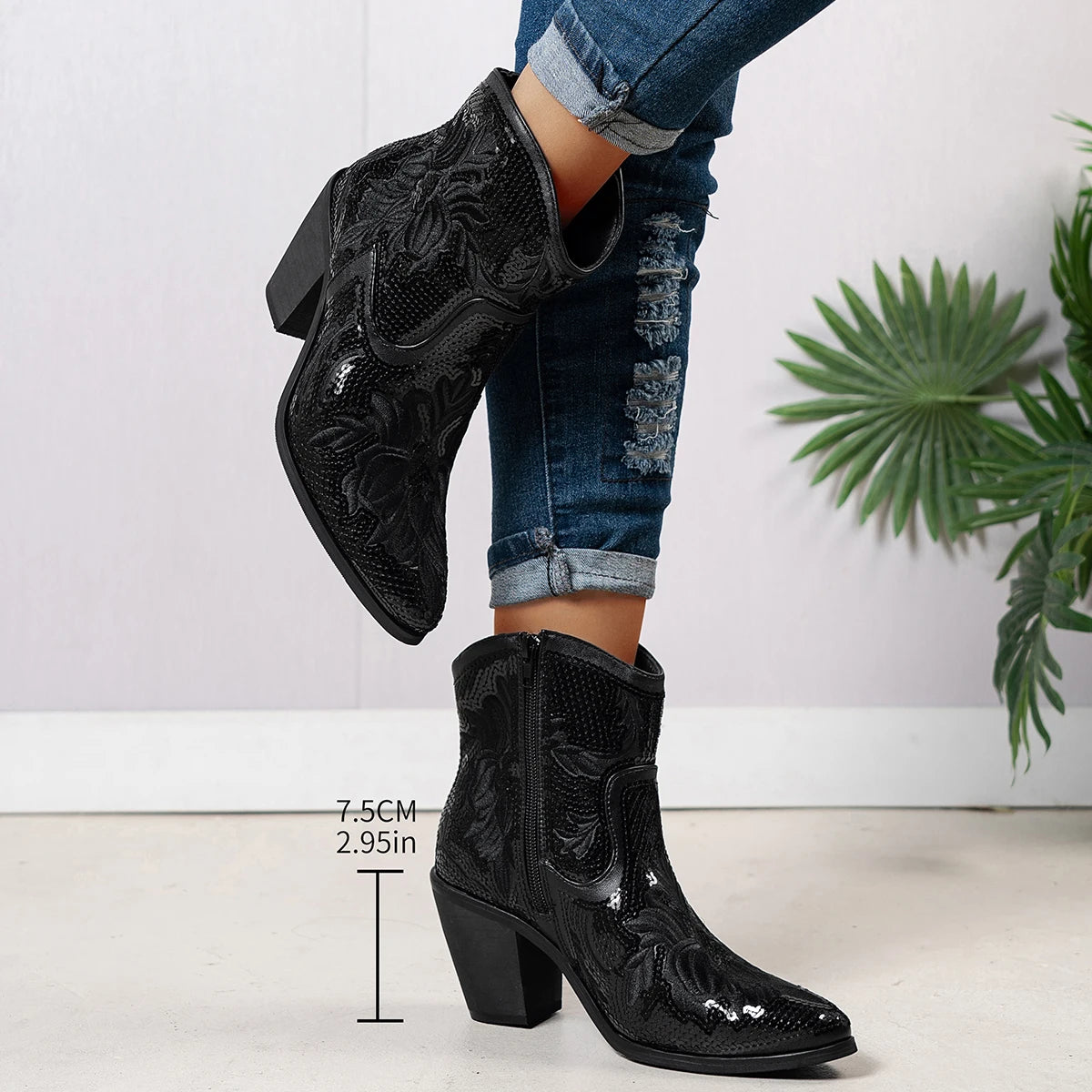 women's western style boots