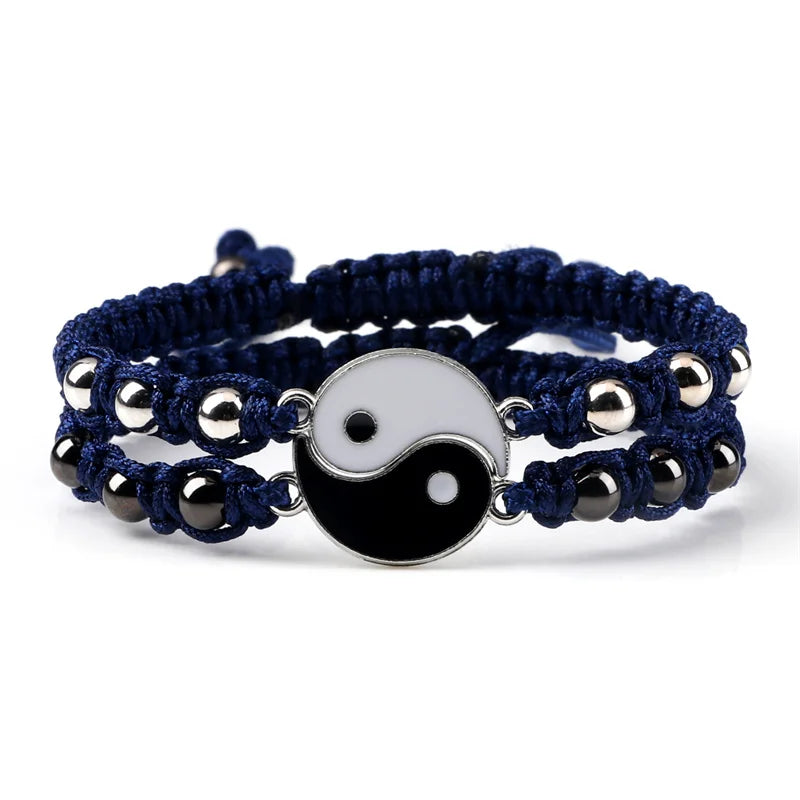 Bracelet Dragon Two Piece Set Yin Yang Jewelry